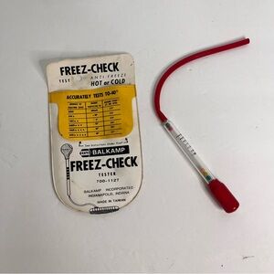 vintage balkamp napa freez test tool pocket keeper anti freeze hot cold